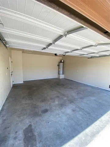 a view of a garage