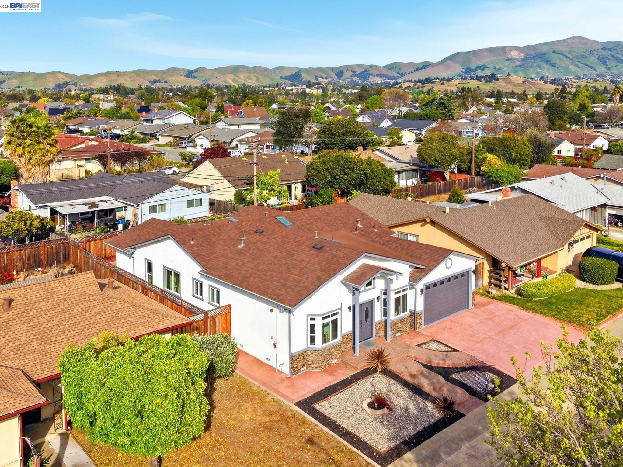 40772 Blacow Road Fremont, CA 94538 - Photo 35 of 40 an aerial view of residential houses with outdoor space