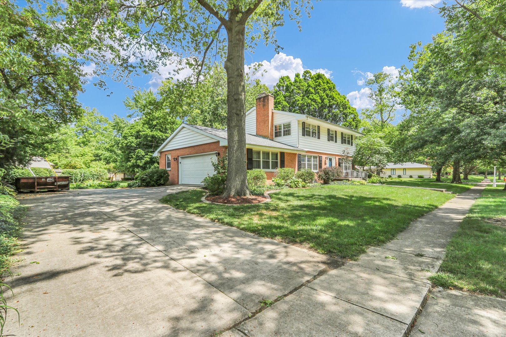 1202 Foothill Drive Champaign, IL 61821 - Photo 2 of 53 a house view with a garden space