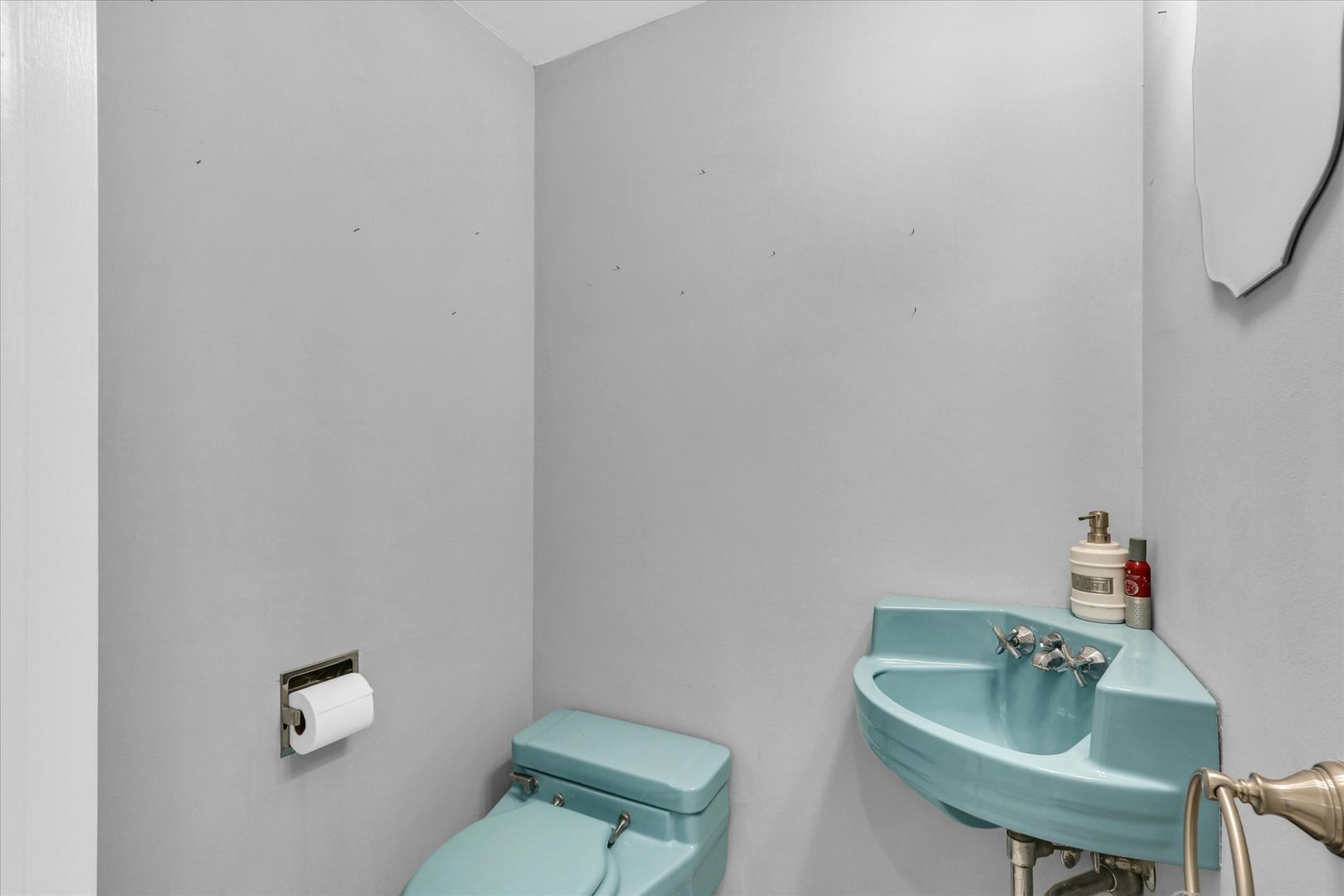 1202 Foothill Drive Champaign, IL 61821 - Photo 25 of 53 a bathroom with a sink mirror and toilet