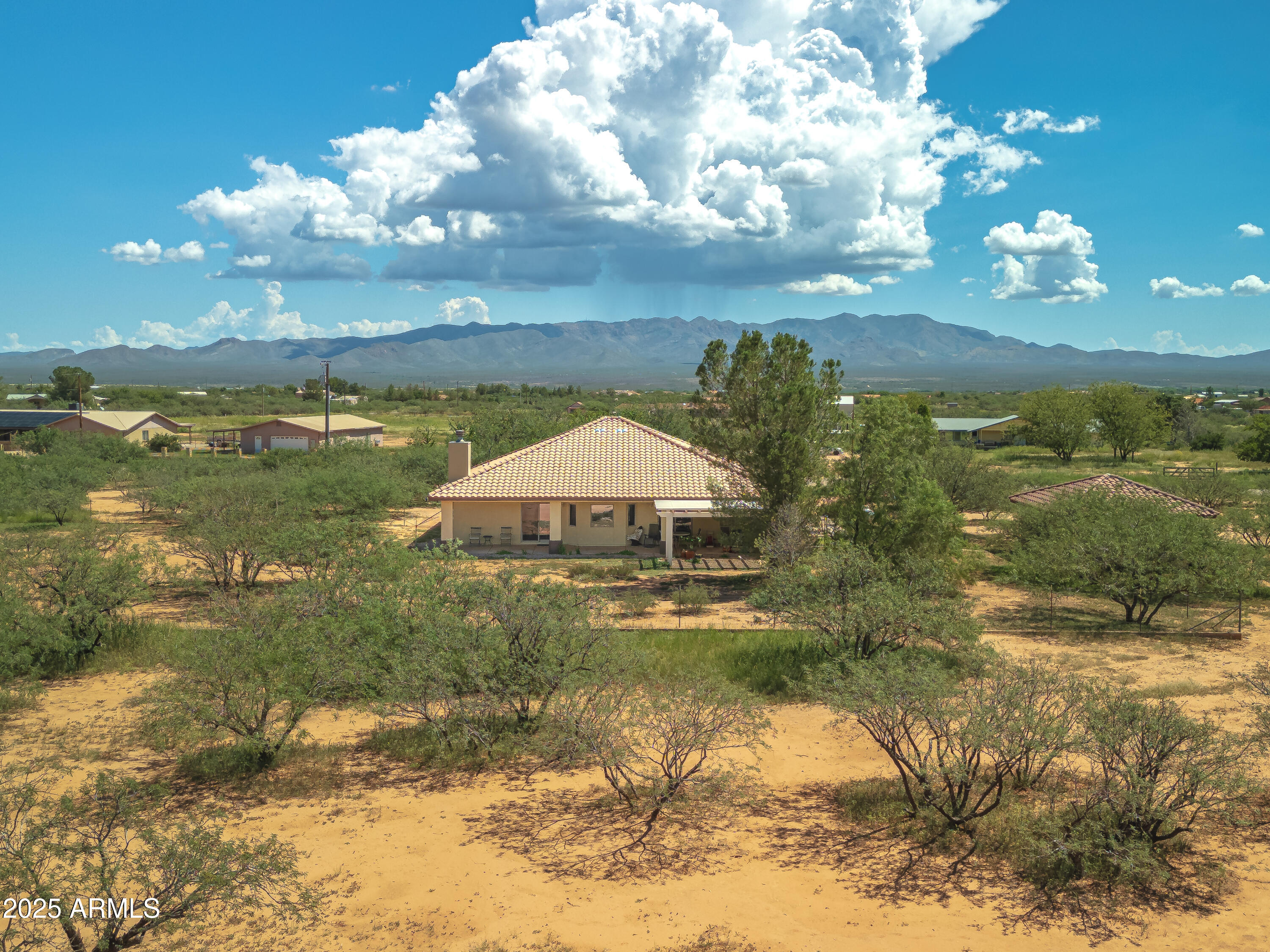 7072 South Ridling Drive Hereford, AZ 85615 - Photo 50 of 69 a view of a lake with a mountain