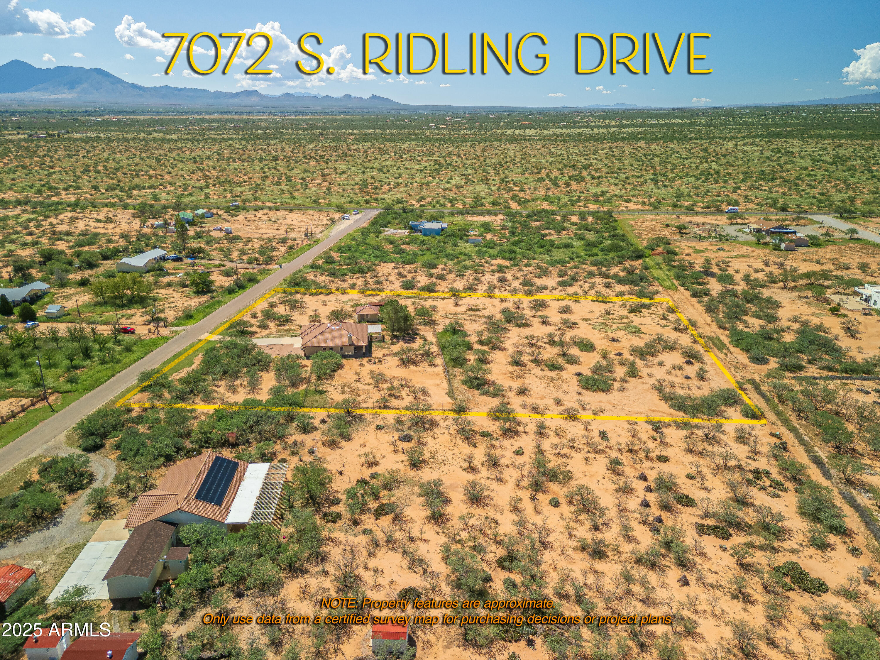 7072 South Ridling Drive Hereford, AZ 85615 - Photo 67 of 69 Aerial View7072 S Ridling Dr-69