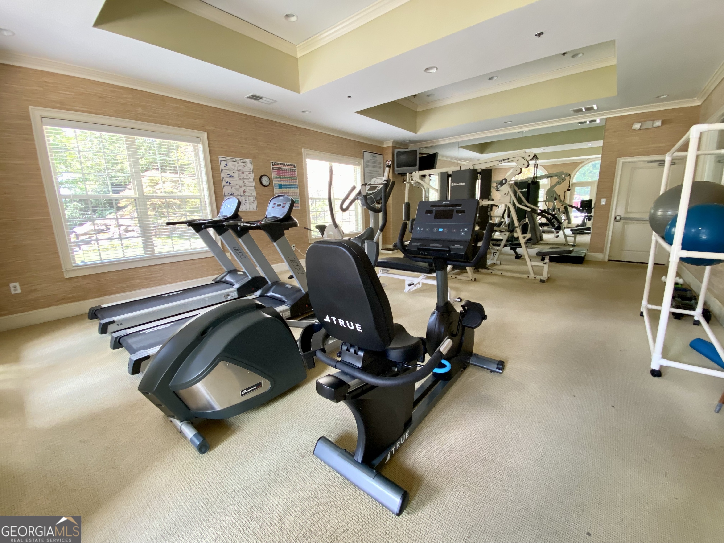 115 Carriage Way Southeast Rome, GA 30161 - Photo 38 of 39 a room with gym equipment and large window