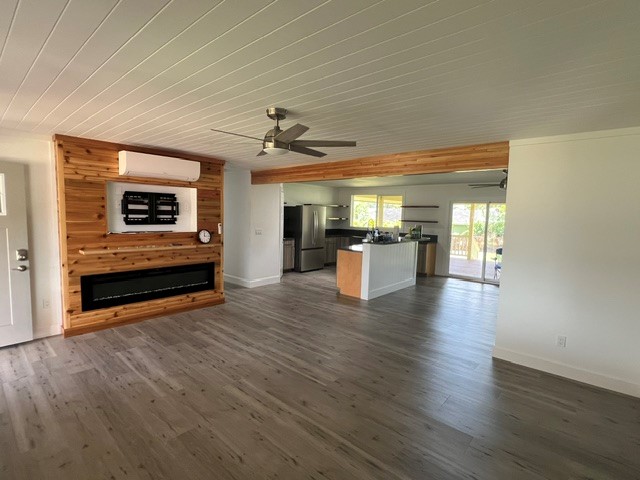 3880 Aka Road Koloa, HI 96756 - Photo 12 of 29 a view of kitchen with furniture and wooden floor