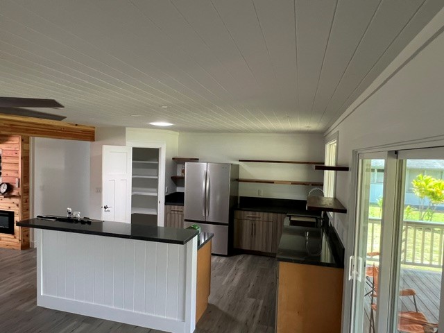 3880 Aka Road Koloa, HI 96756 - Photo 14 of 29 a kitchen with stainless steel appliances a refrigerator and a stove