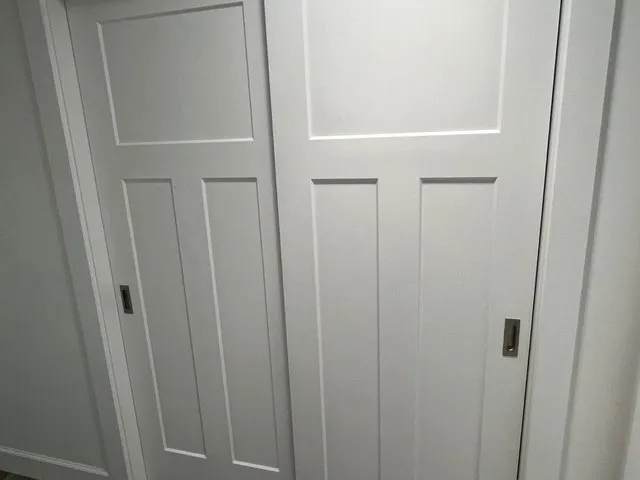 a view of a door
