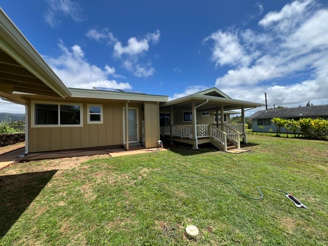 3880 Aka Road Koloa, HI 96756 - Photo 6 of 29 a view of a house with backyard porch and sitting area