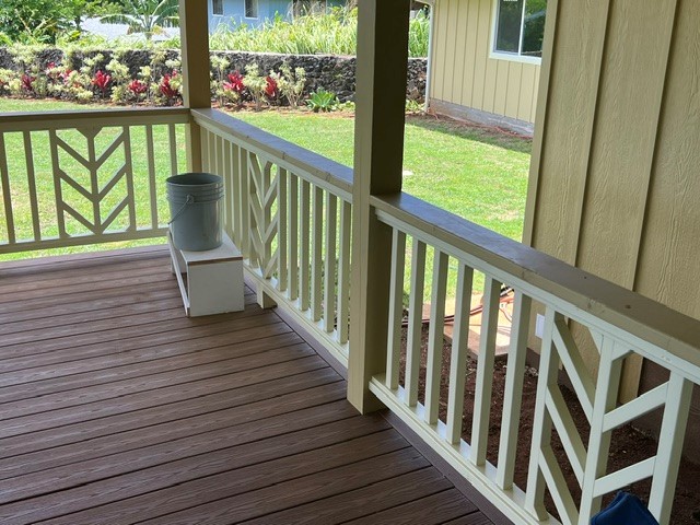 3880 Aka Road Koloa, HI 96756 - Photo 10 of 29 a view of a two chairs in the balcony