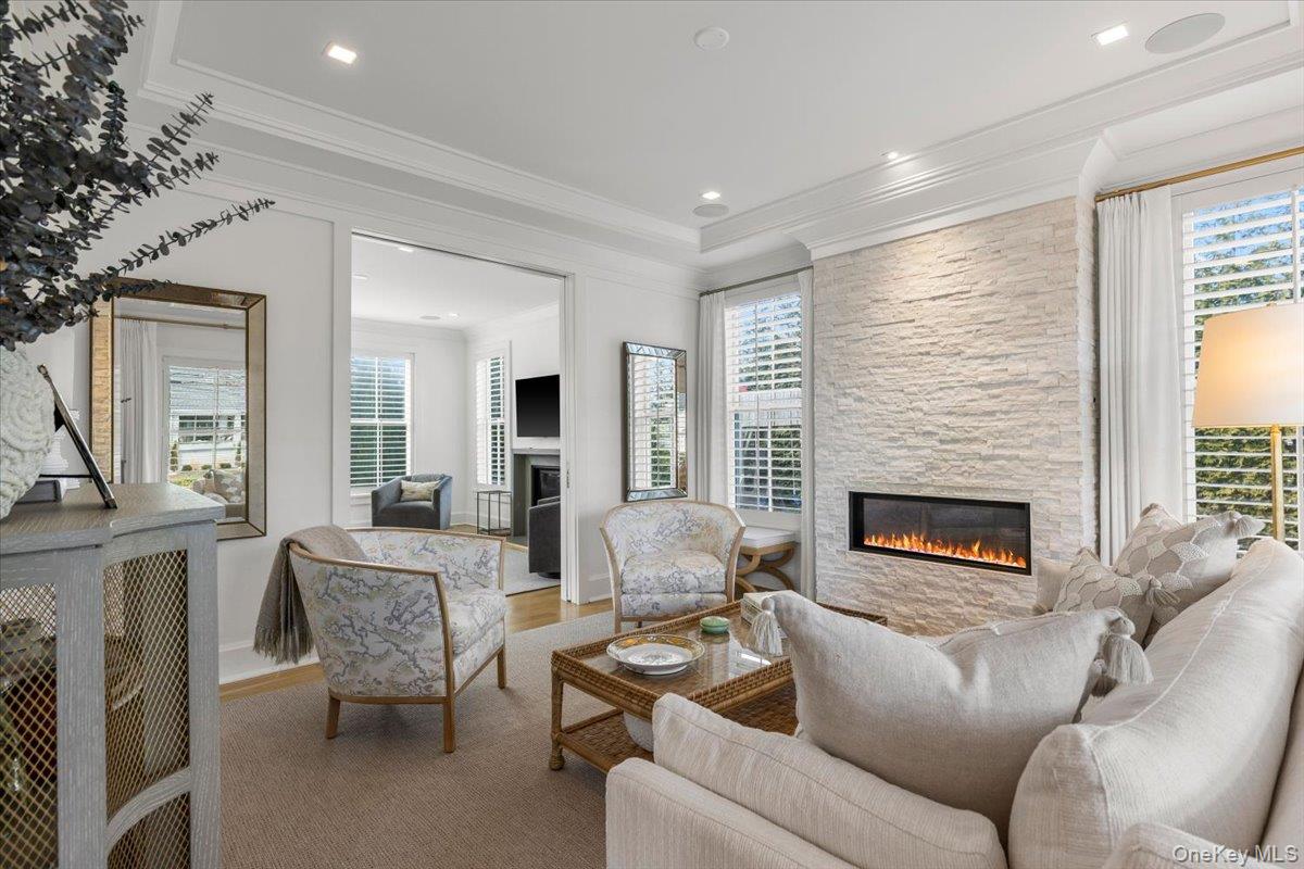 100 Dearborn Avenue Rye, NY 10580 - Photo 11 of 49 a living room with furniture and a fireplace