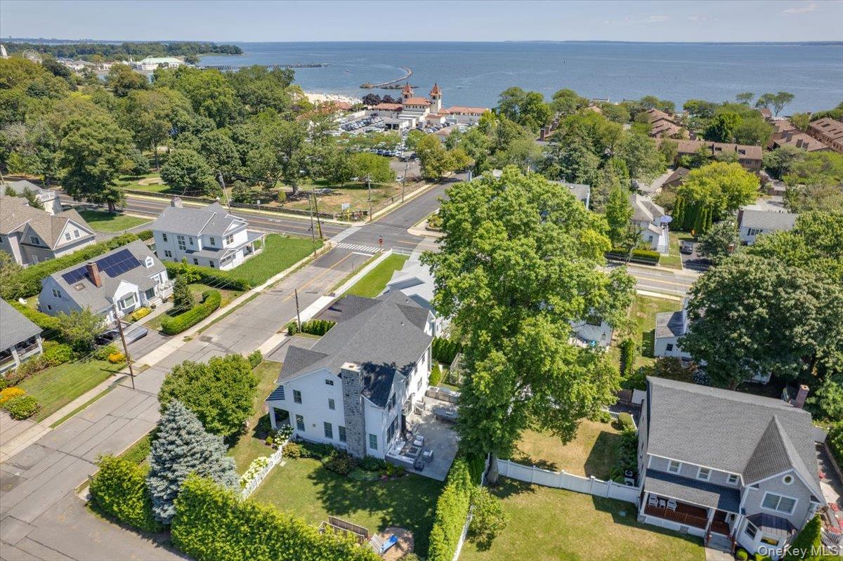 100 Dearborn Avenue Rye, NY 10580 - Photo 42 of 49 an aerial view of a house with a garden