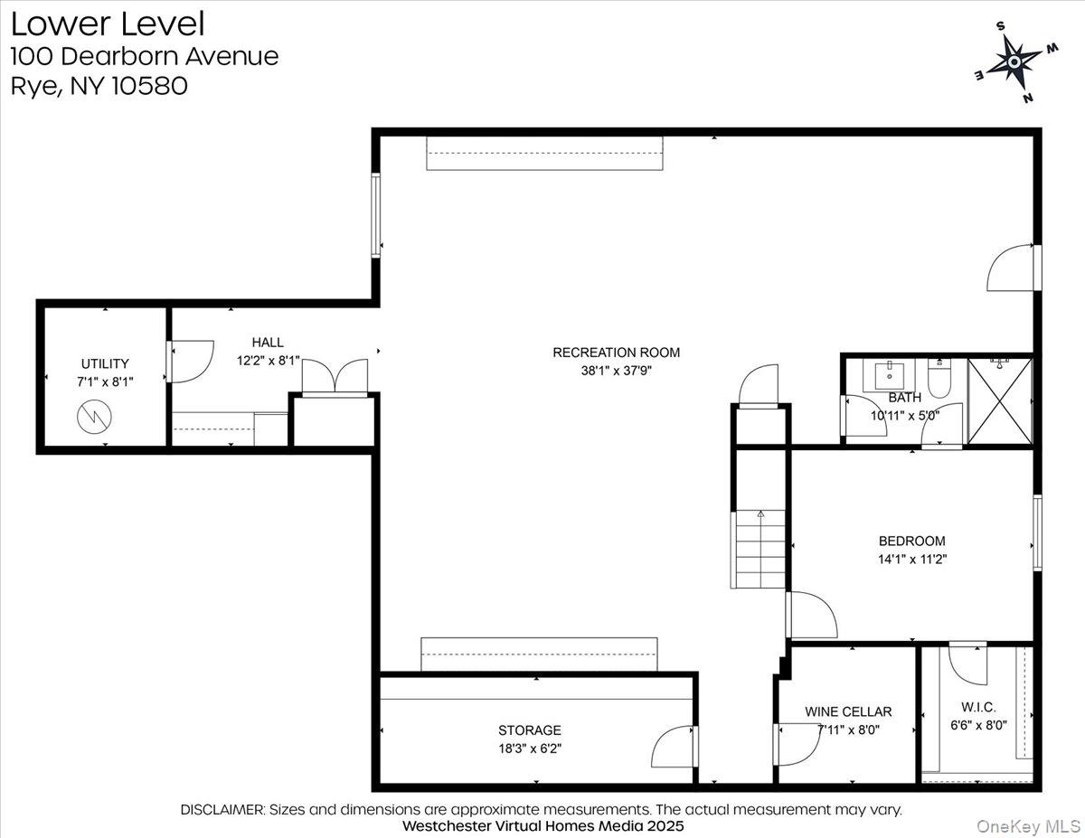 100 Dearborn Avenue Rye, NY 10580 - Photo 48 of 49 a picture of a floor plan