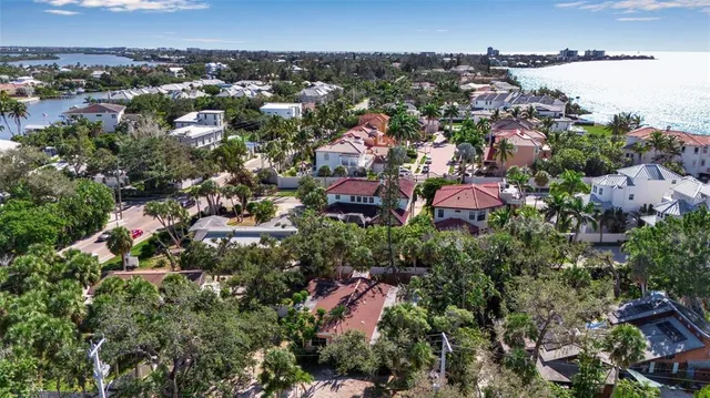 an aerial view of a city with lots of residential buildings