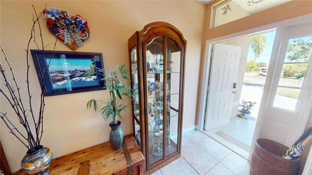 a view of three rooms