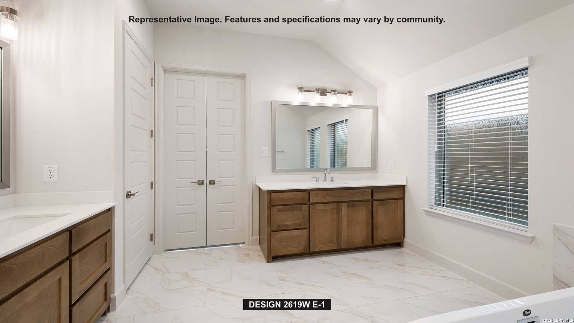 323 Bella Rosa Way Cibolo, TX 78108 - Photo 9 of 15 a bathroom with a sink vanity and mirror