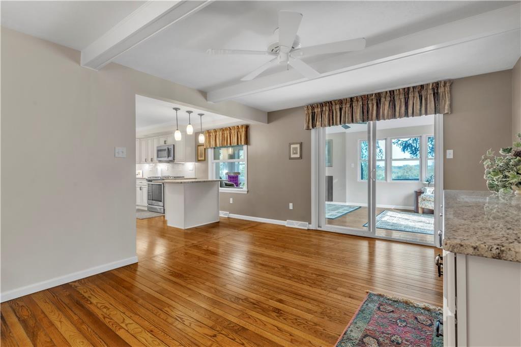 5100 West Harbison Road Pittsburgh, PA 15205 - Photo 12 of 49 Sliding glass doors lead to the family room addition!