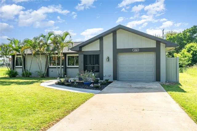 a front view of house with yard