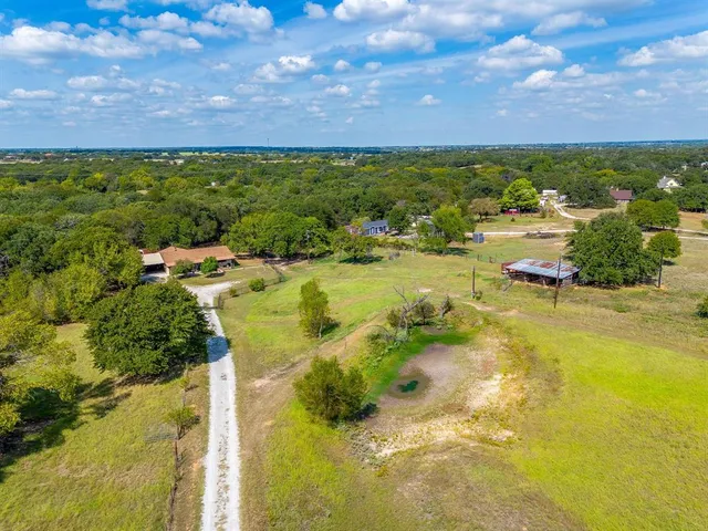 a view of a lake with houses