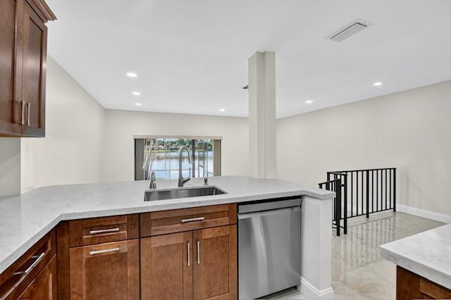 21476 Juego Circle, Unit 8C Boca Raton, FL 33433 - Photo 5 of 54 a kitchen with granite countertop a sink and a window