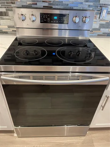 a close view of stove top oven