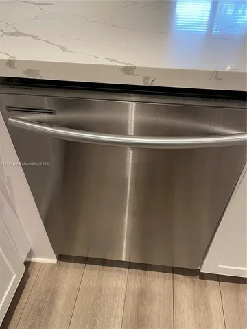 a close view of closet