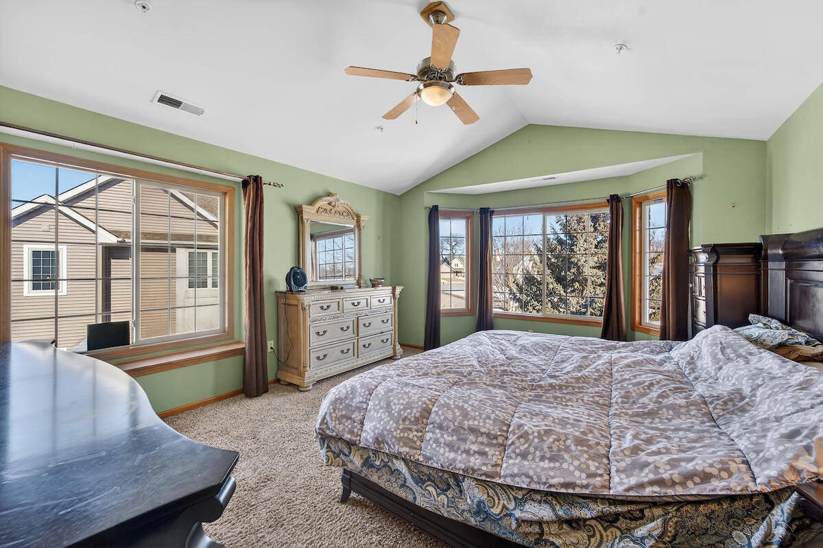 1520 Raintree Lane, Unit 73 Mount Pleasant, WI 53406 - Photo 10 of 19 Master Bed