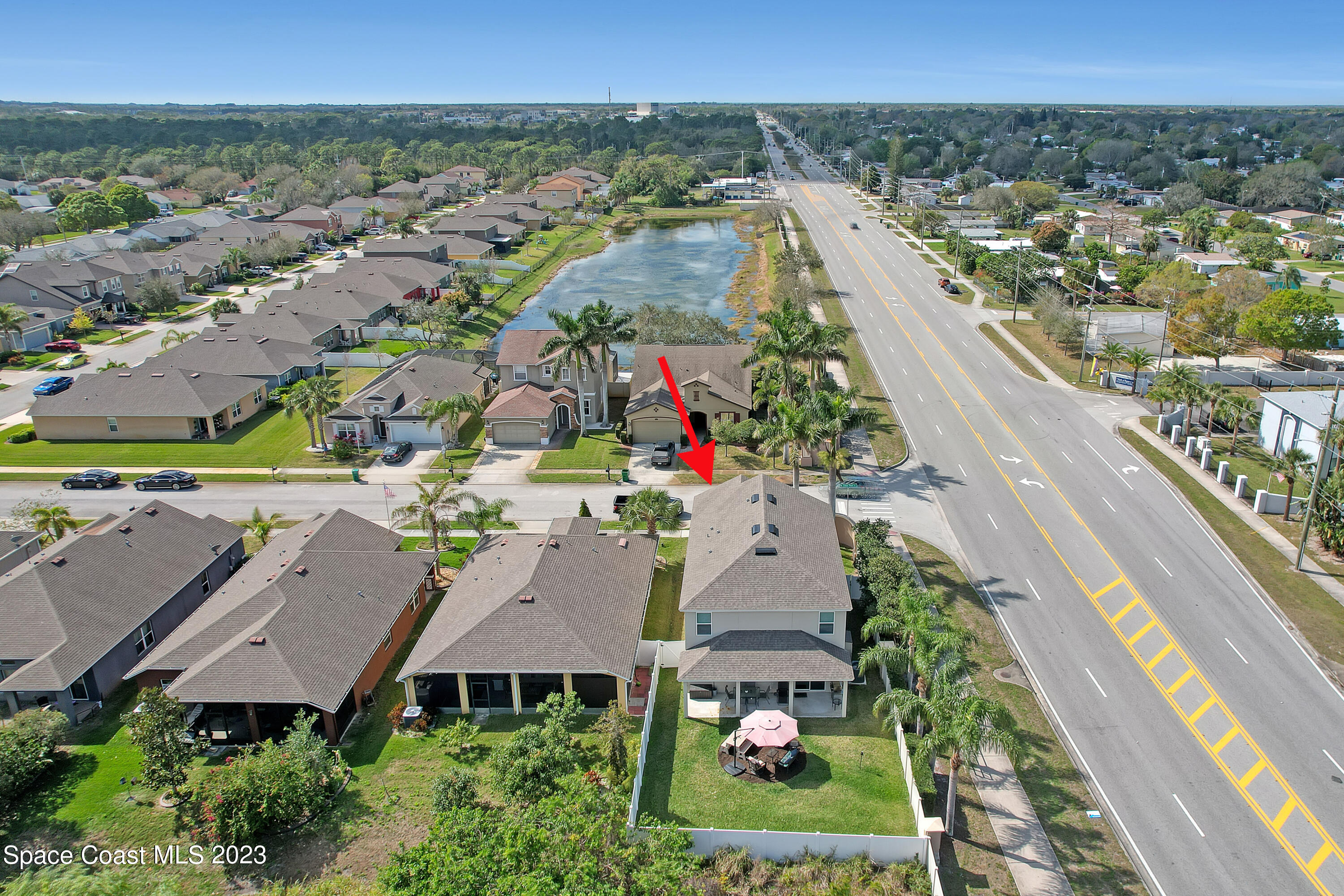 1807 Elkins Point Melbourne, FL 32935 - Photo 52 of 52 an aerial view of multiple house