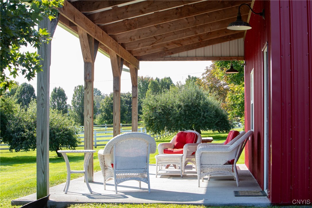881 Andrews Road Skaneateles, NY 13152 - Photo 40 of 47 Patio off of the Equipment Barn