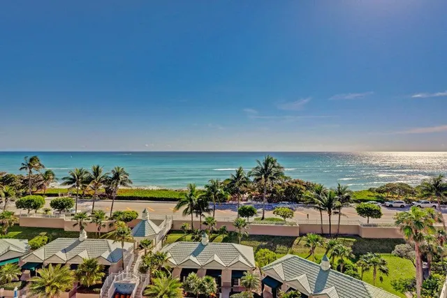 a view of dining room filled with furniture and wooden floor