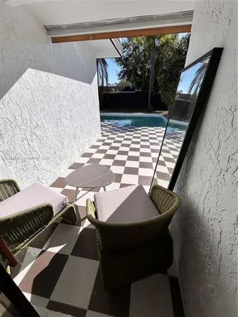 a view of outdoor space with a patio