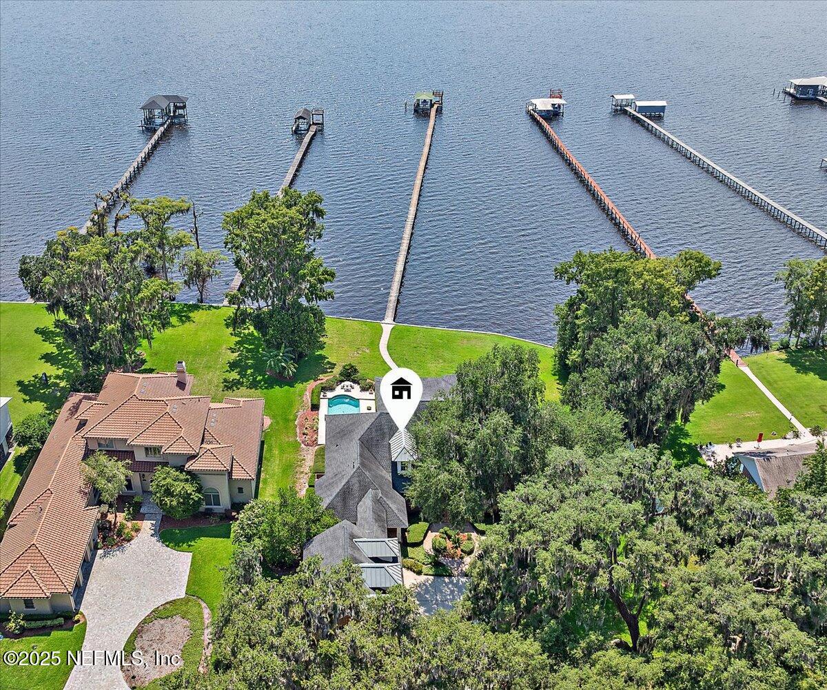 1020 Fruit Cove Road Jacksonville, FL 32259 - Photo 25 of 88 02-Aerial View to the River