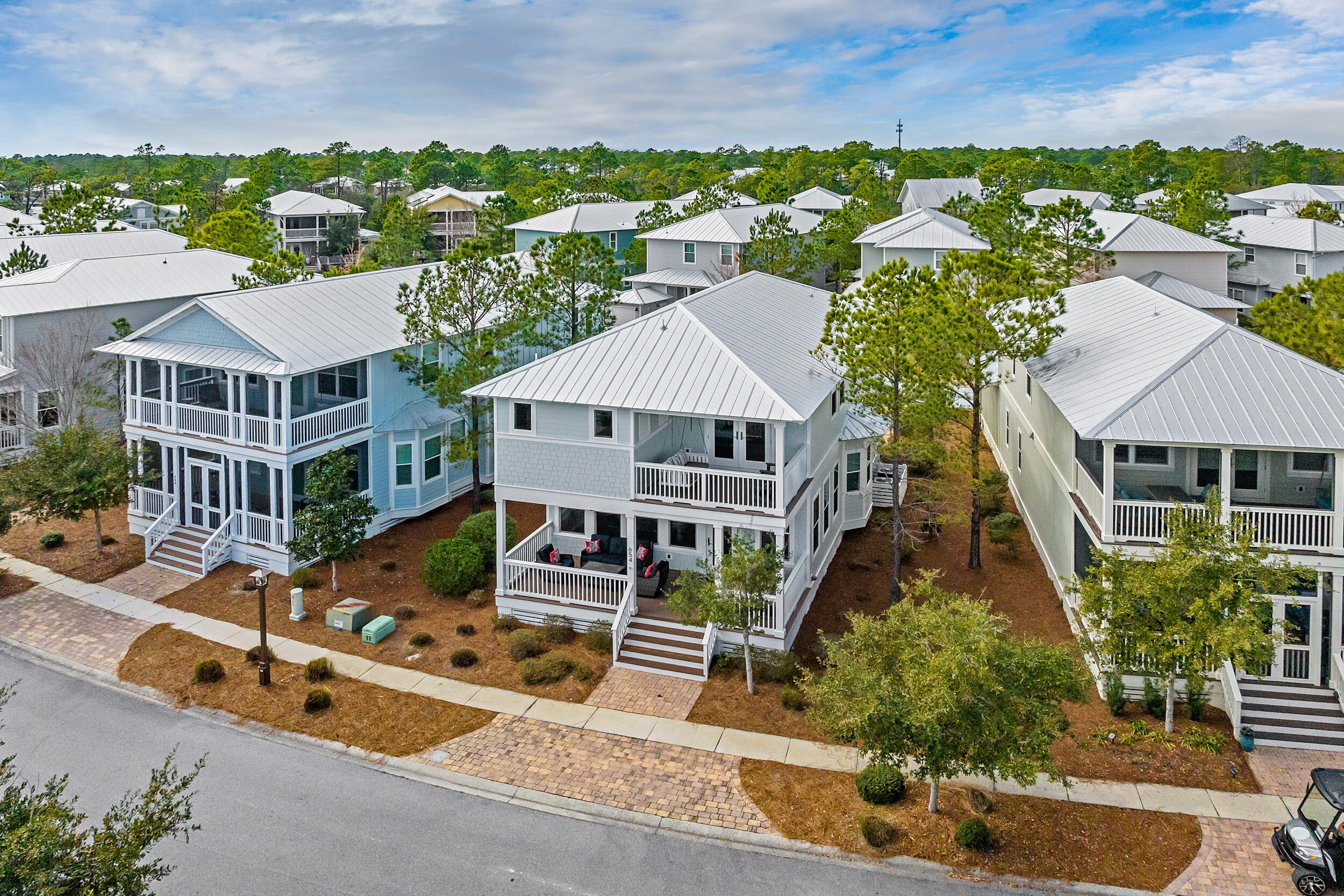 654 Flatwoods Forest Loop Santa Rosa Beach, FL 32459 - Photo 39 of 53 an aerial view of multiple house