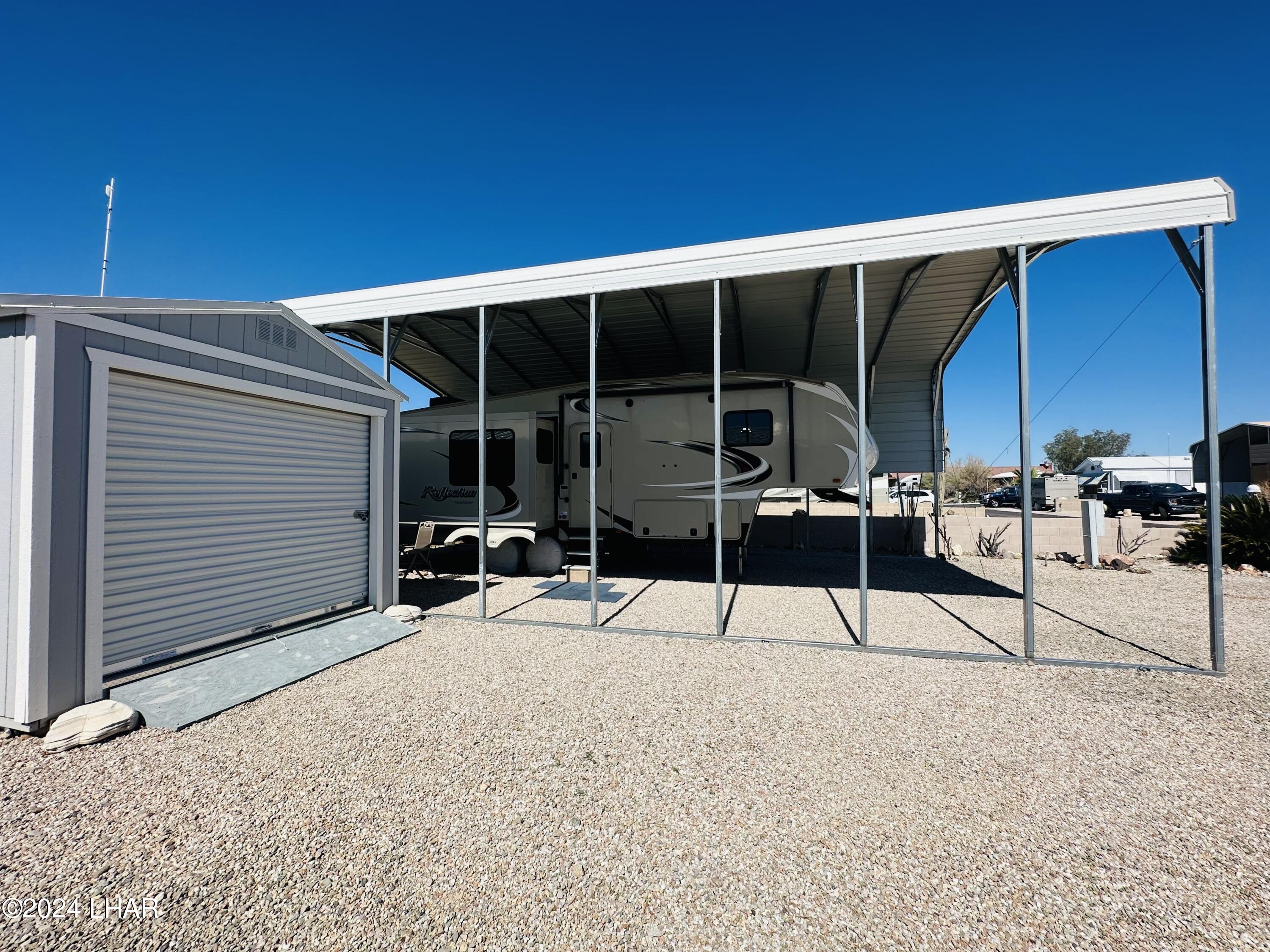 16 North Saguaro Road Quartzsite, AZ 85346 - Photo 4 of 15 Kool Cover & Shed