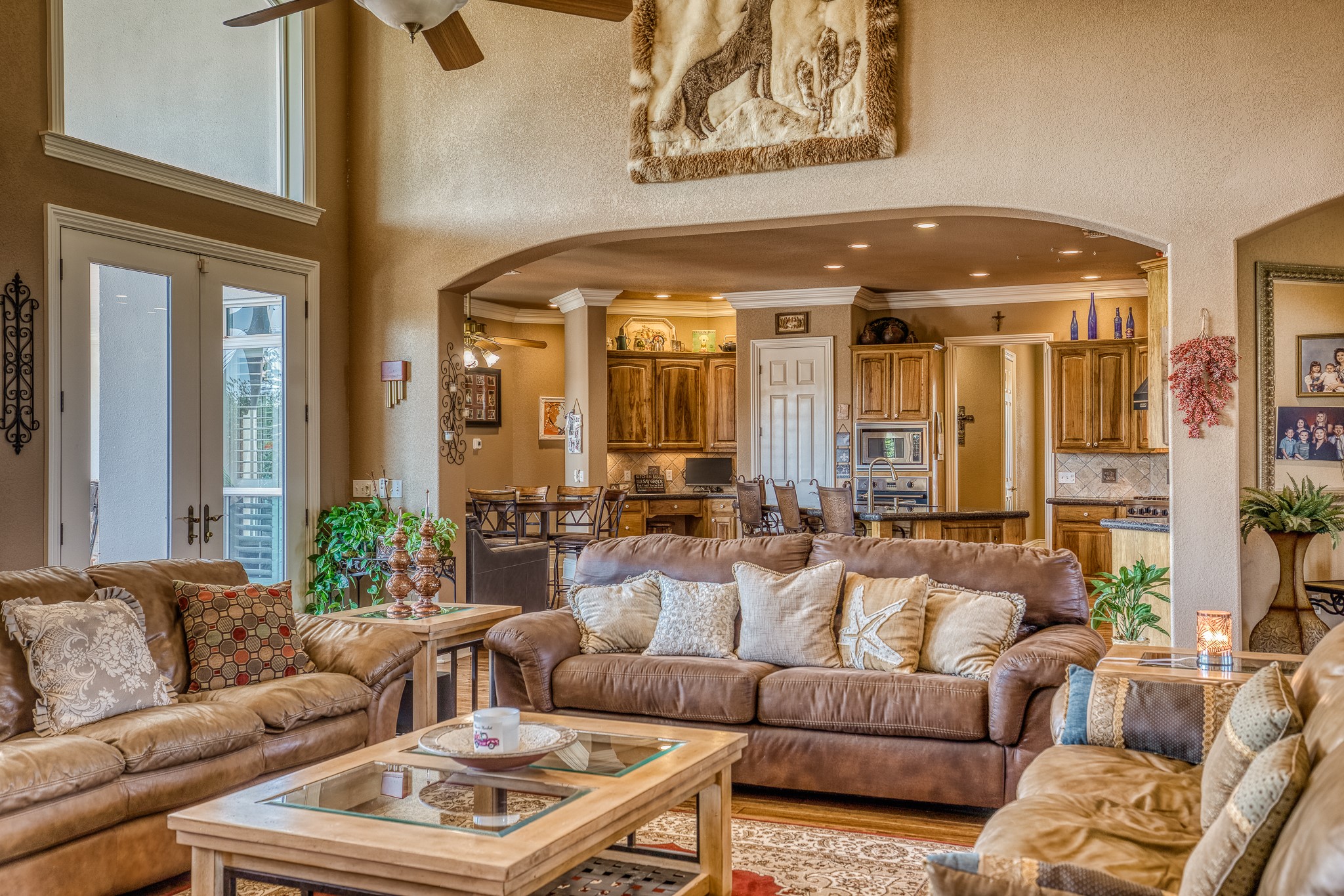 547 Powder Ridge Luling, TX 78648 - Photo 19 of 50 a living room with furniture and a large window