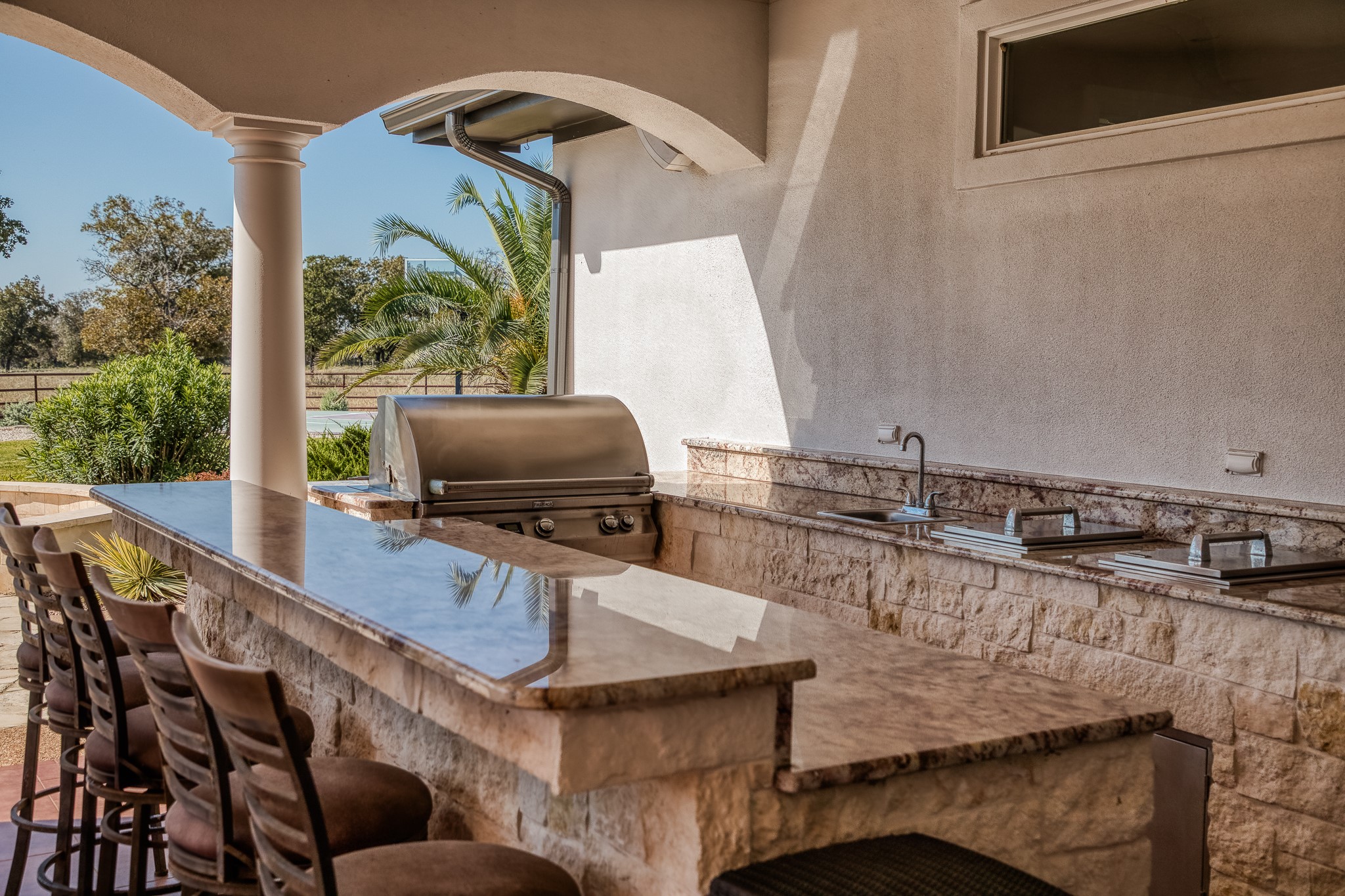 547 Powder Ridge Luling, TX 78648 - Photo 41 of 50 a living room with furniture and a flat screen tv