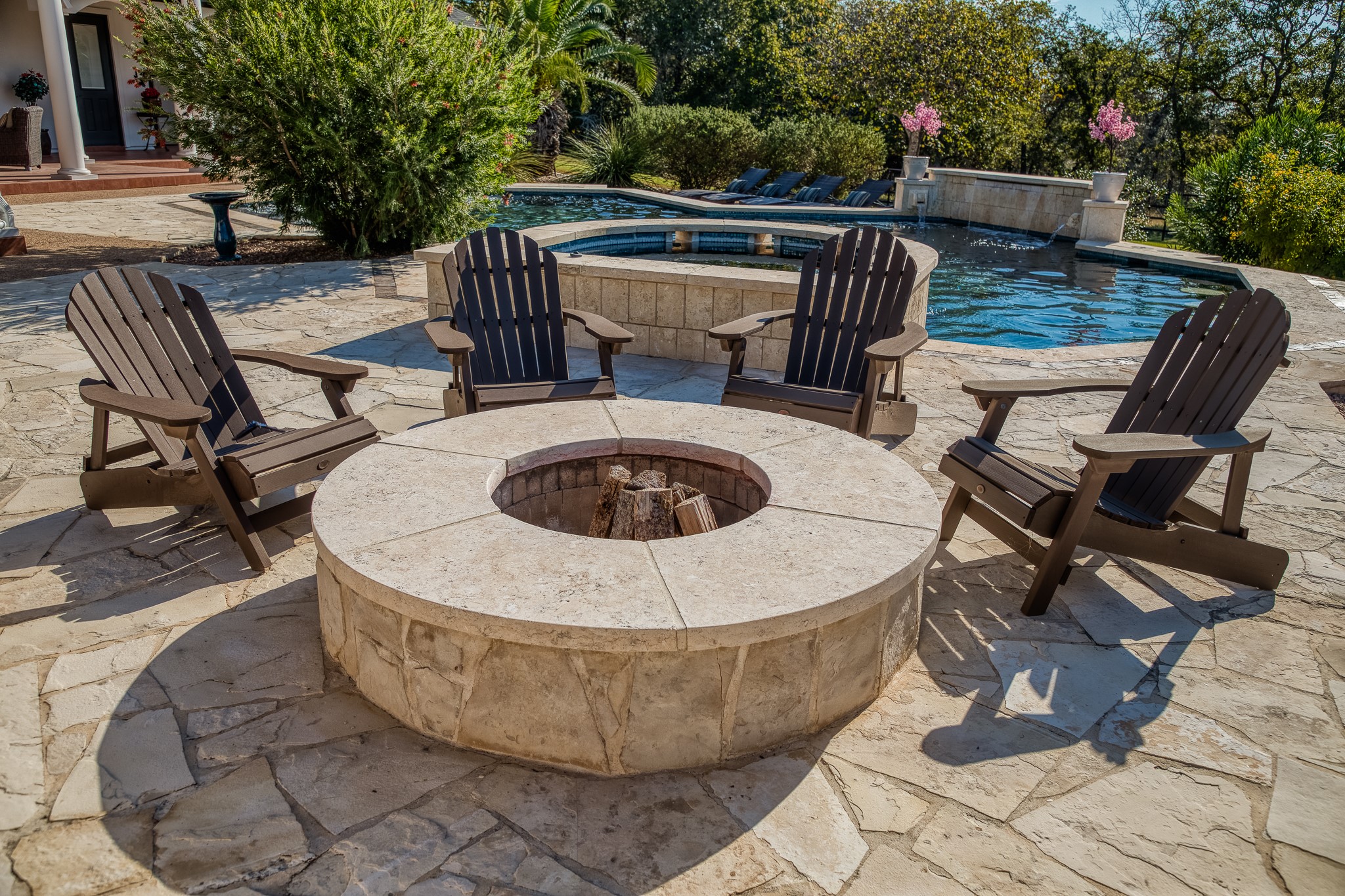 547 Powder Ridge Luling, TX 78648 - Photo 42 of 50 a view of swimming pool with outdoor seating