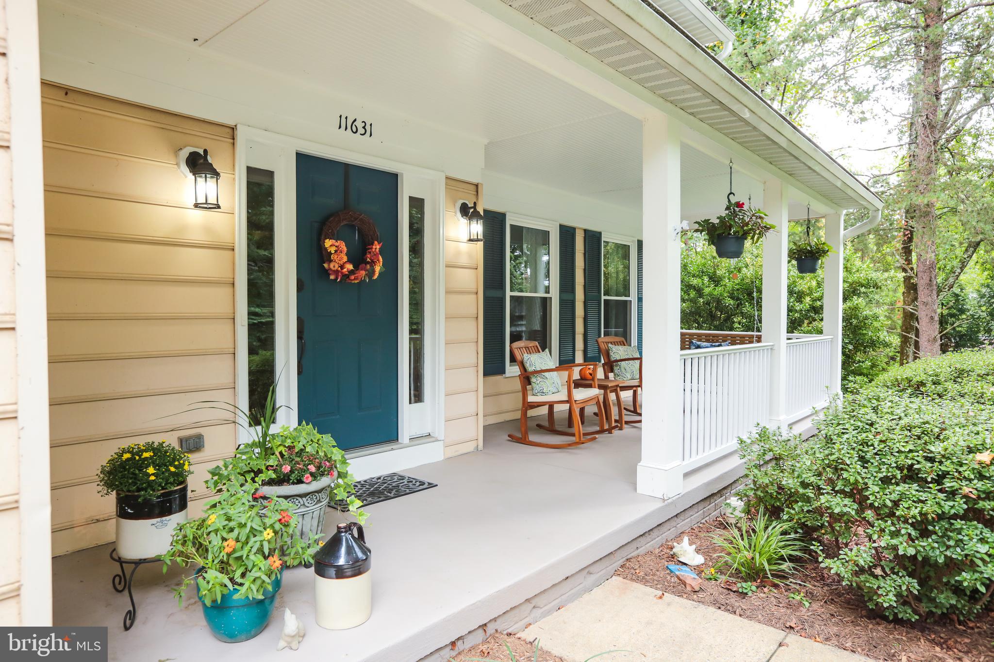 Charming front porch