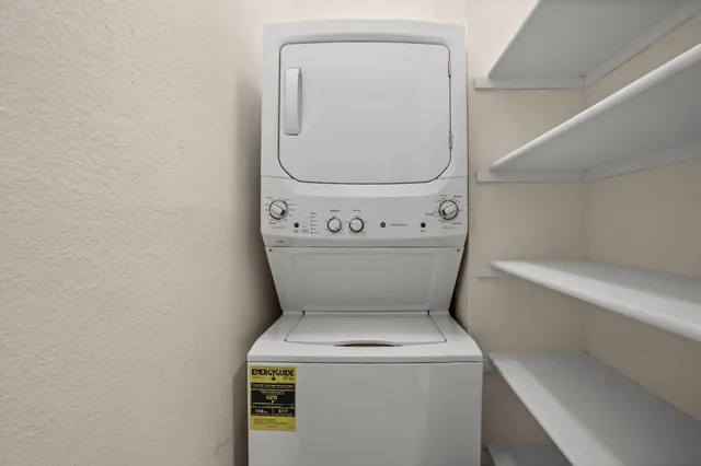 a bench sitting in front of a building