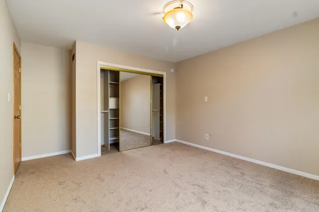 an empty room with a empty space