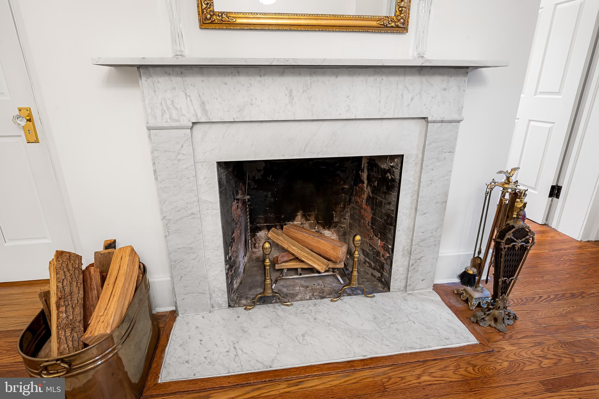 16 West Read Street Baltimore, MD 21201 - Photo 26 of 59 a living room with furniture a fireplace and a wooden floor