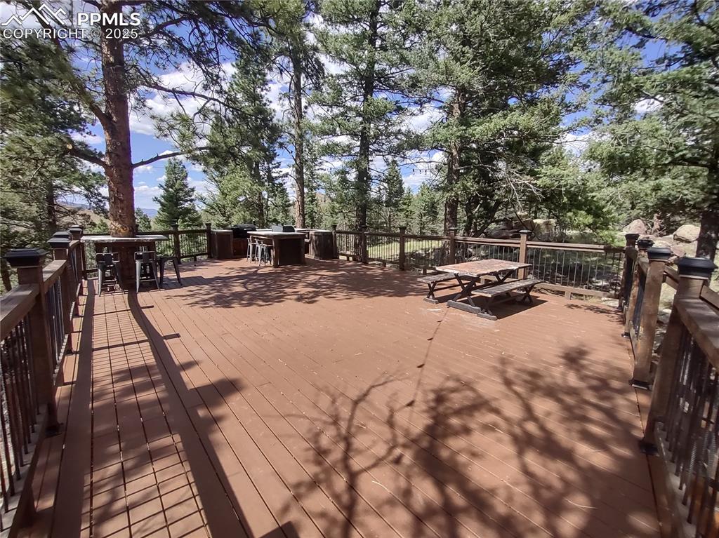 1176 Trail Creek Road Lake George, CO 80827 - Photo 24 of 48 a view of outdoor space with seating