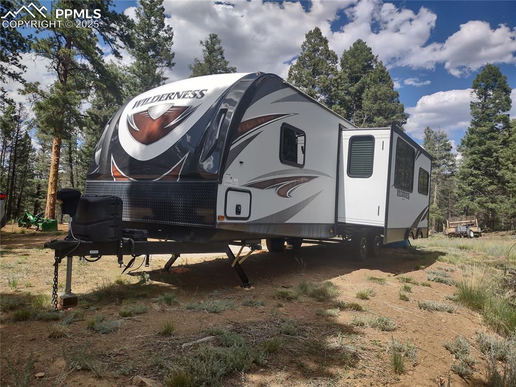 1176 Trail Creek Road Lake George, CO 80827 - Photo 36 of 48 a view of outdoor space with seating space