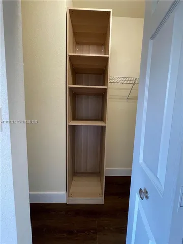 a view of walk in closet