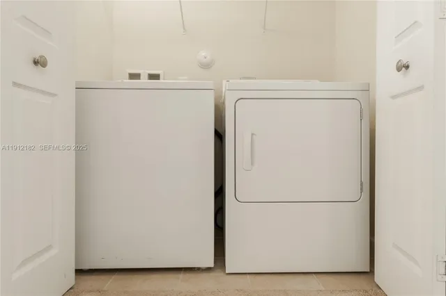 a view of washer and dryer