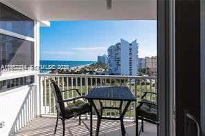 1370 South Ocean Boulevard, Unit 903 Pompano Beach, FL 33062 - Photo 23 of 34 a view of a balcony with chairs