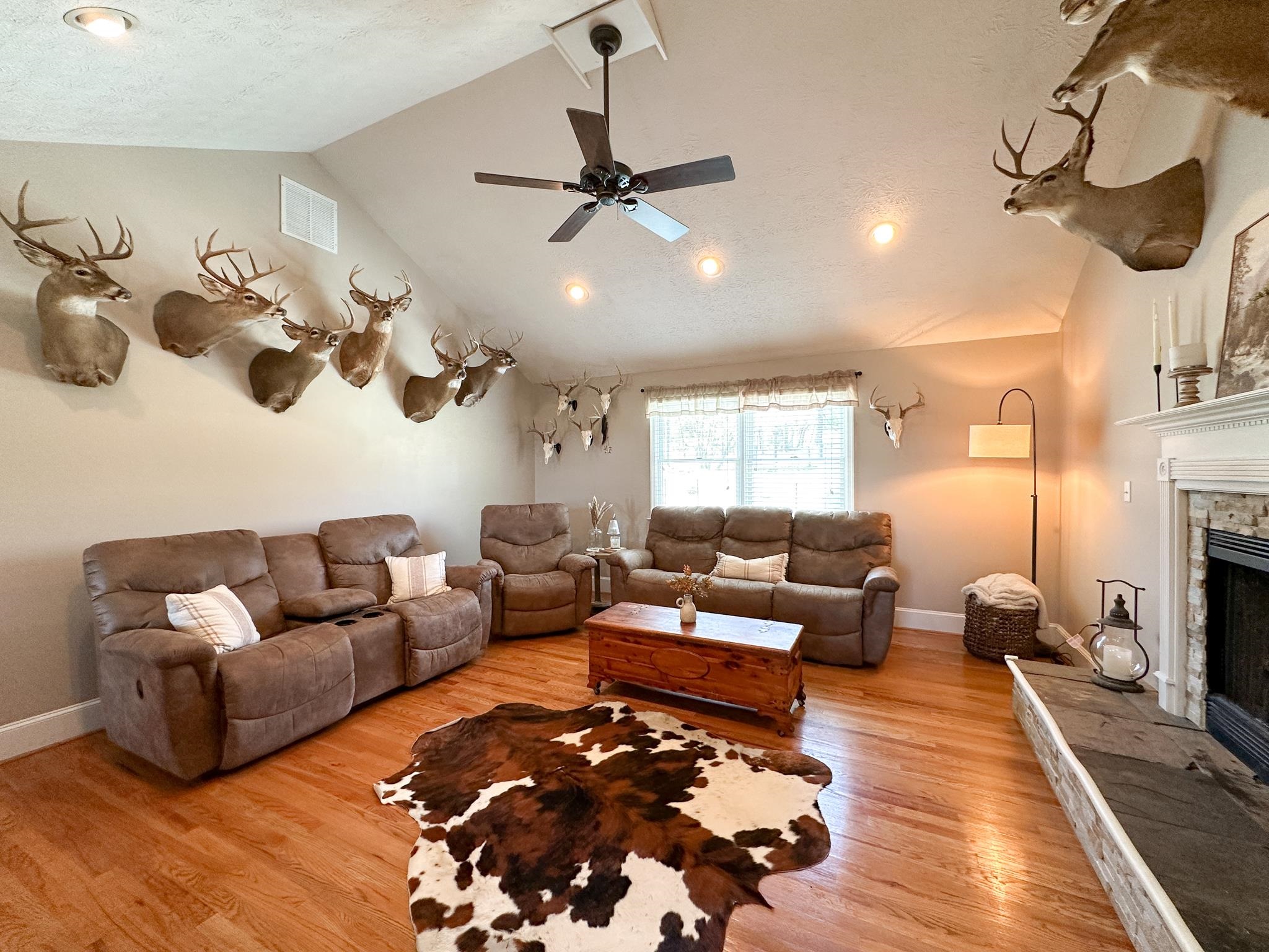 164 Spring Meadows Staunton, VA 24401 - Photo 27 of 37 a living room with furniture and a fireplace