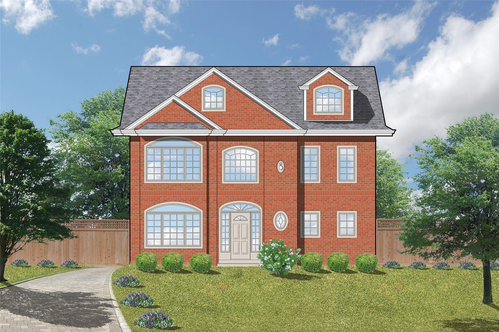 39-04 Stuart Lane Queens, NY 11363 - Photo 1 of 1 a front view of a house with garden