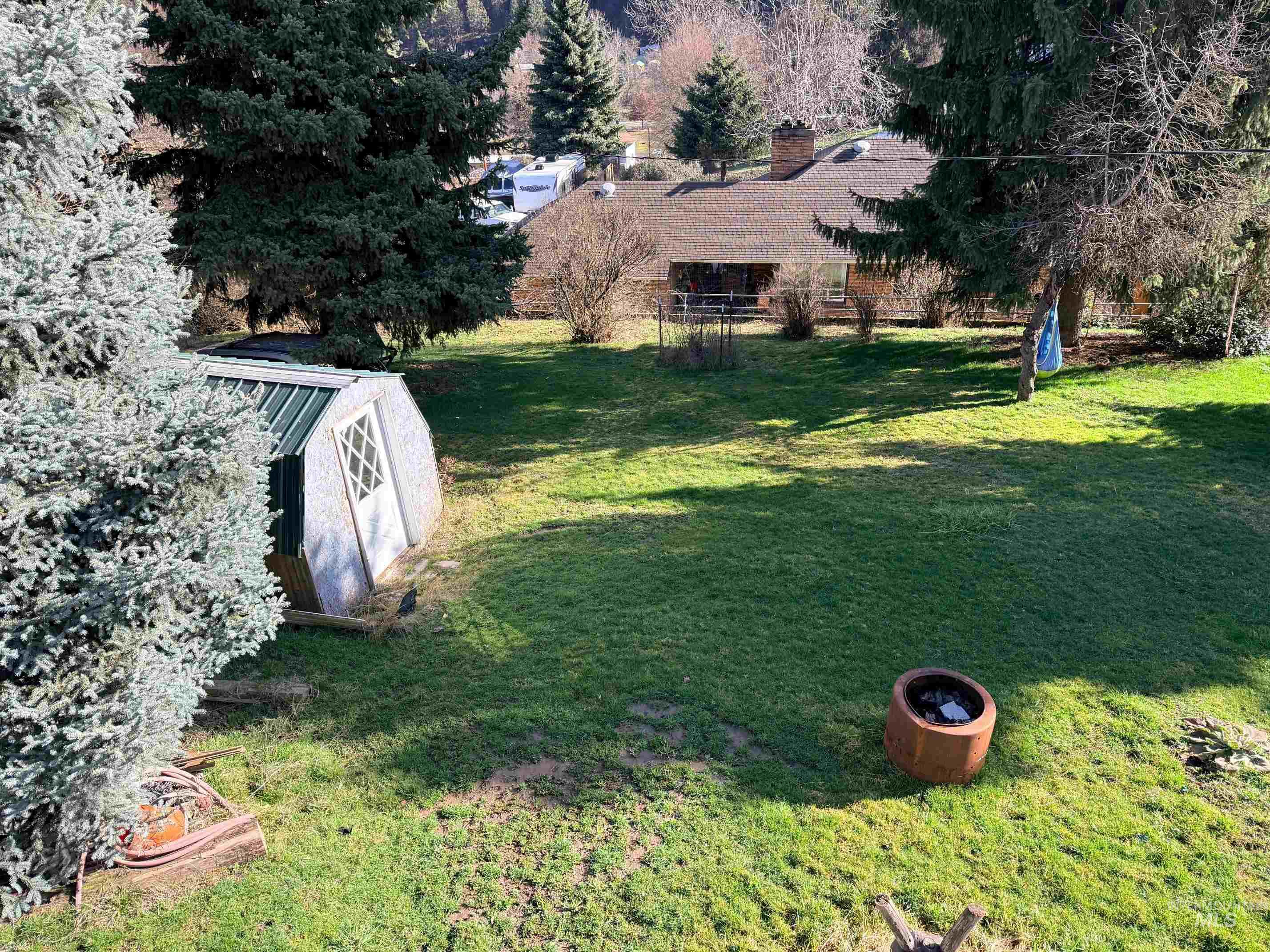 335 Pine Street Peck, ID 83545 - Photo 4 of 36 View of yard featuring a storage shed