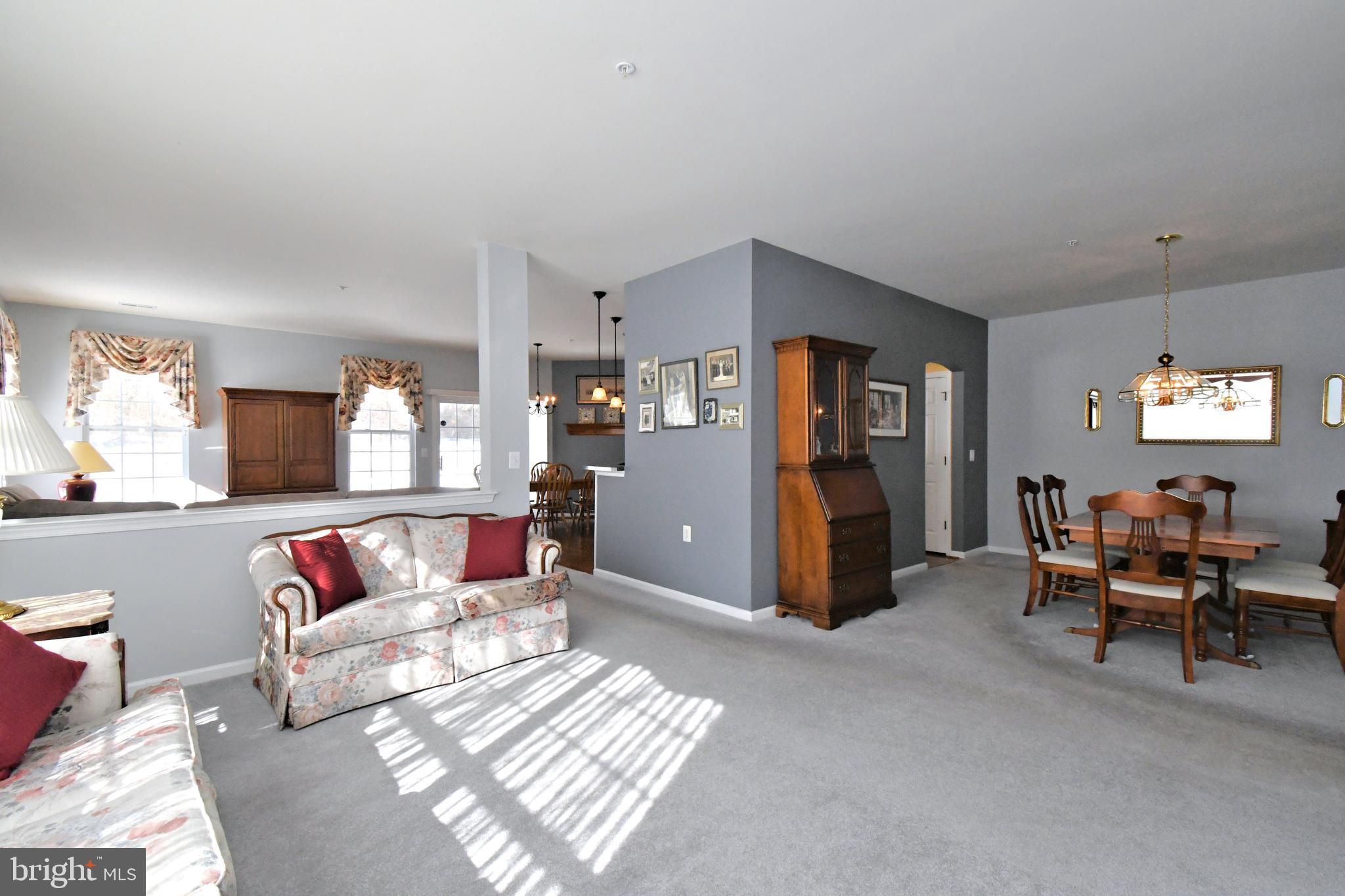 1239 Scott Place Warminster, PA 18974 - Photo 14 of 43 Living room looking into dining room