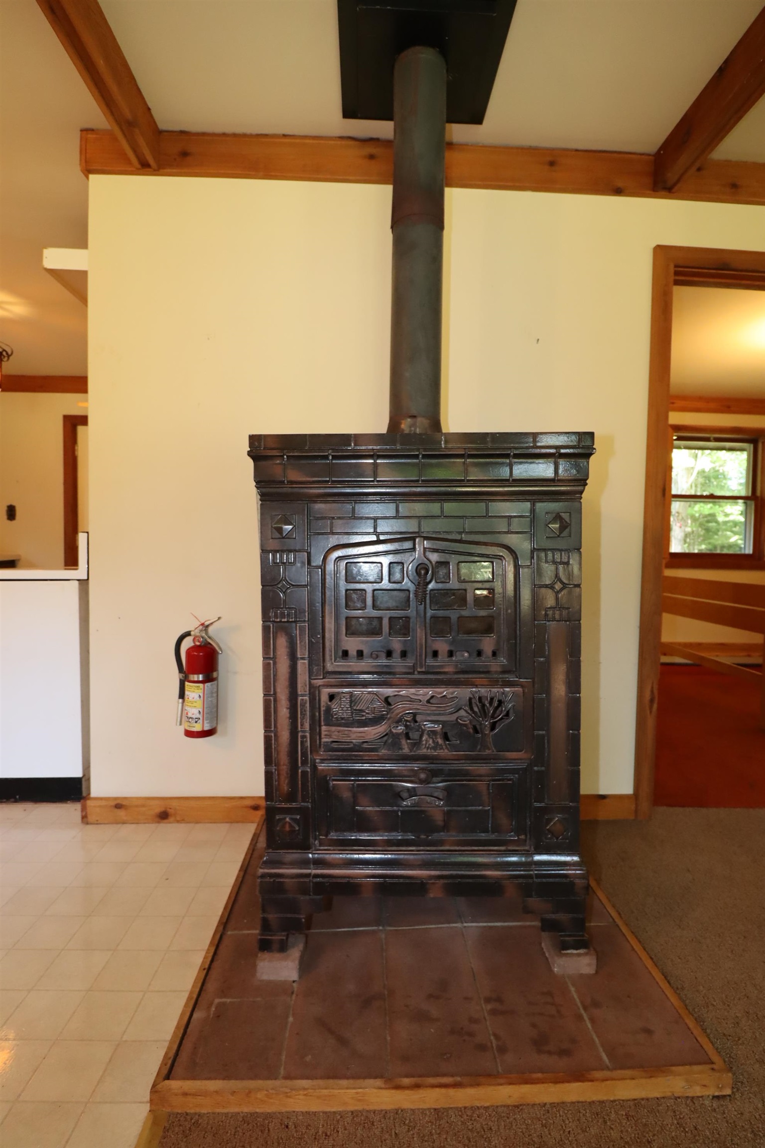 13240 Touve Road Port Wing, WI 54865 - Photo 9 of 29 Beautiful Wood Burning Stove
