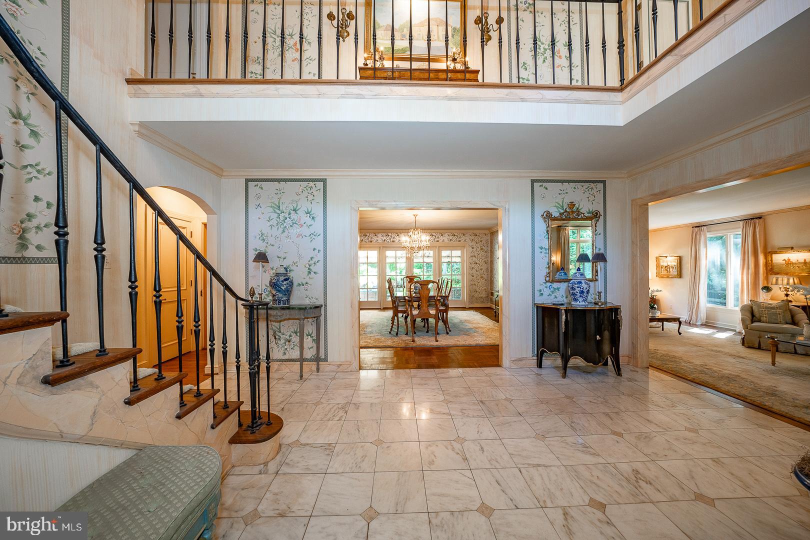 71 Tunbridge Road Haverford, PA 19041 - Photo 5 of 82 Entry Foyer with front to back views